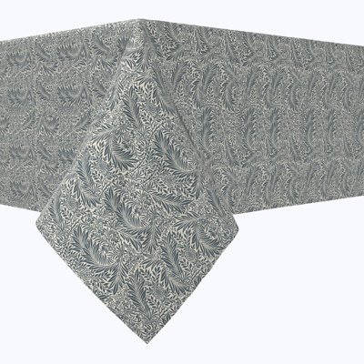 Rectangular Tablecloth, 100% Cotton, Floral 82