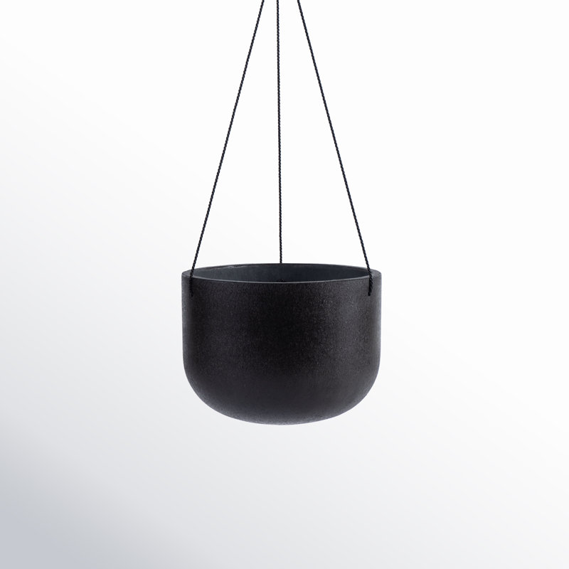 Jardinière suspendue 1 pièce McGrath, Noir, noir, noir, noir