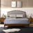 Clara Wooden Platform Bed-332045552