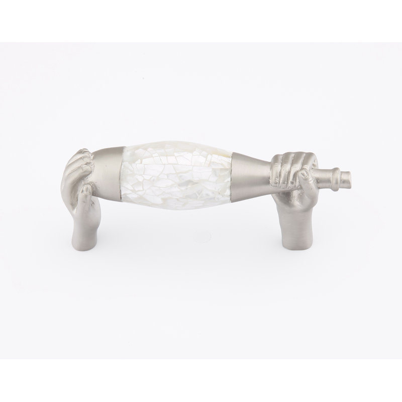 Wine Themes Novelty Pull, Satin Nickel