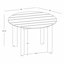 Table ronde Leo en bois de teck