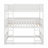 Triple Wood Bunk Bed, With Ladders, Guardrails-730253887