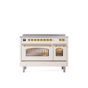 Antique White/Brass