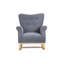 Chaise berçante en velours Jeffren-1304372248