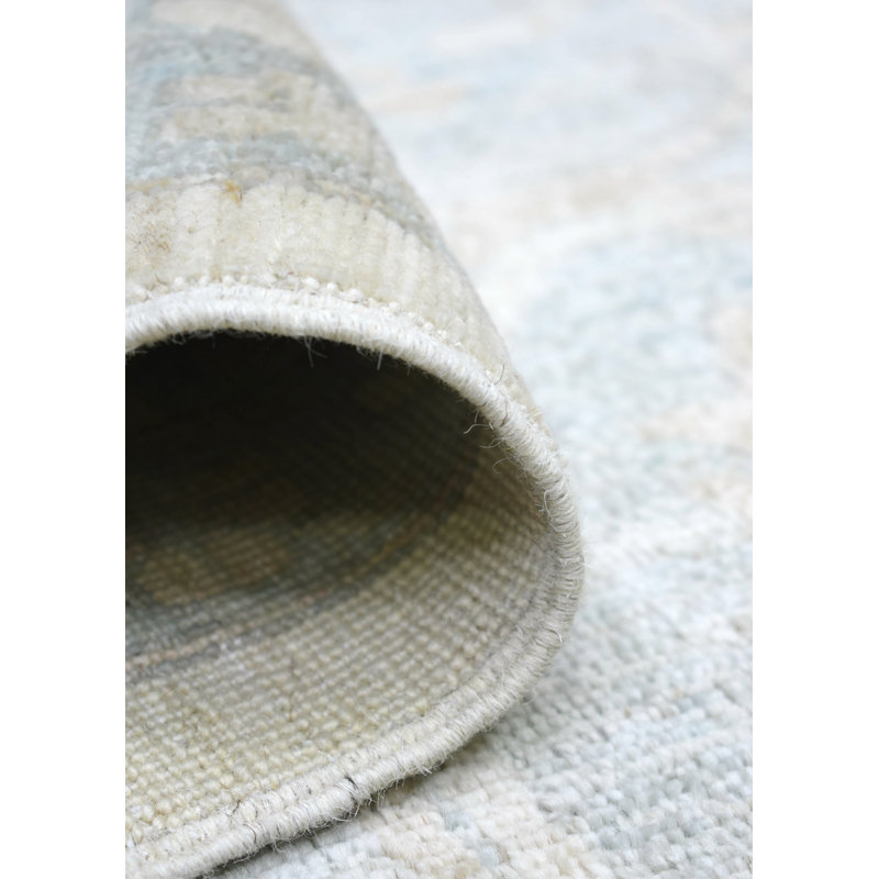 One-of-a-Kind 10'2" x 13'10" New Age Area Rug in Blue/Beige