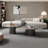 Light luxury triangle marble coffee table