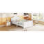 Lit pour enfants, lit plateforme en bois avec tête et pied de lit-525202391-525202390