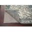 Tapis décoratif en laine de conception unique noué à la main des années 1960 Ivoire 2 pi 11 po x 4 pi 7 po Burckhardt