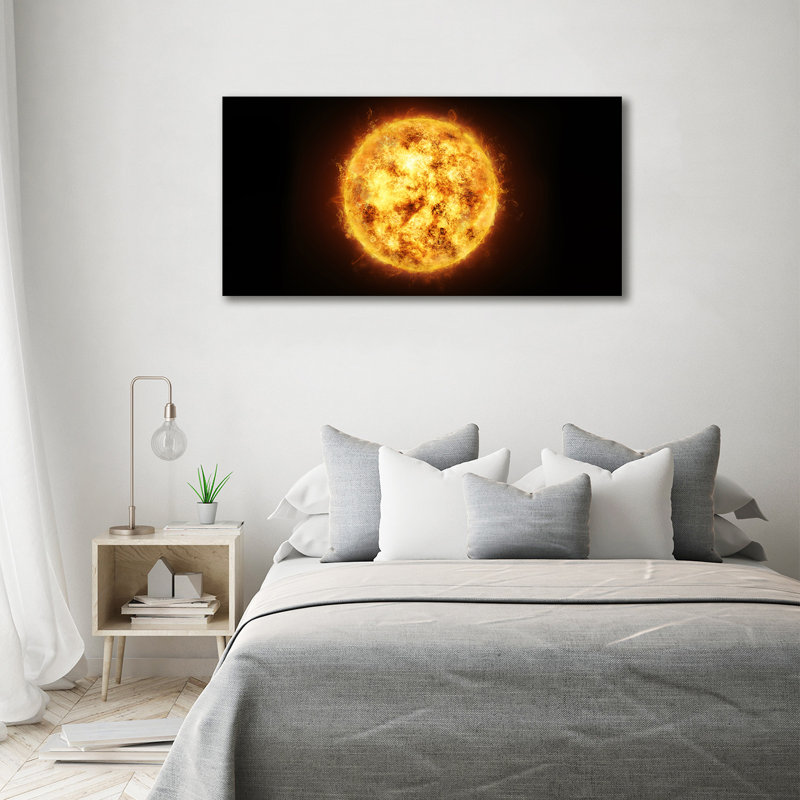 Sun - Wrapped Canvas Print, Canvas, 70cm H x 140cm W