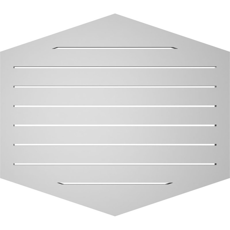 Pente verticale verticale en uréthane 4 pi, H 30 po x l 34 po x P 1,5 po