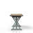 X Based Counter Height Casual Dining Table