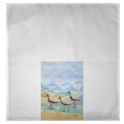 Serviette invitée géométrique Sandpipers