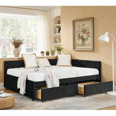 Full Size Upholstered Tufted Bed Frame