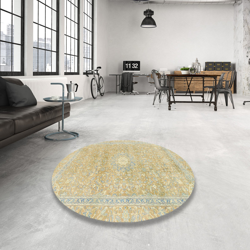 Tapis abstrait moderne 2102, Rond 3 pi