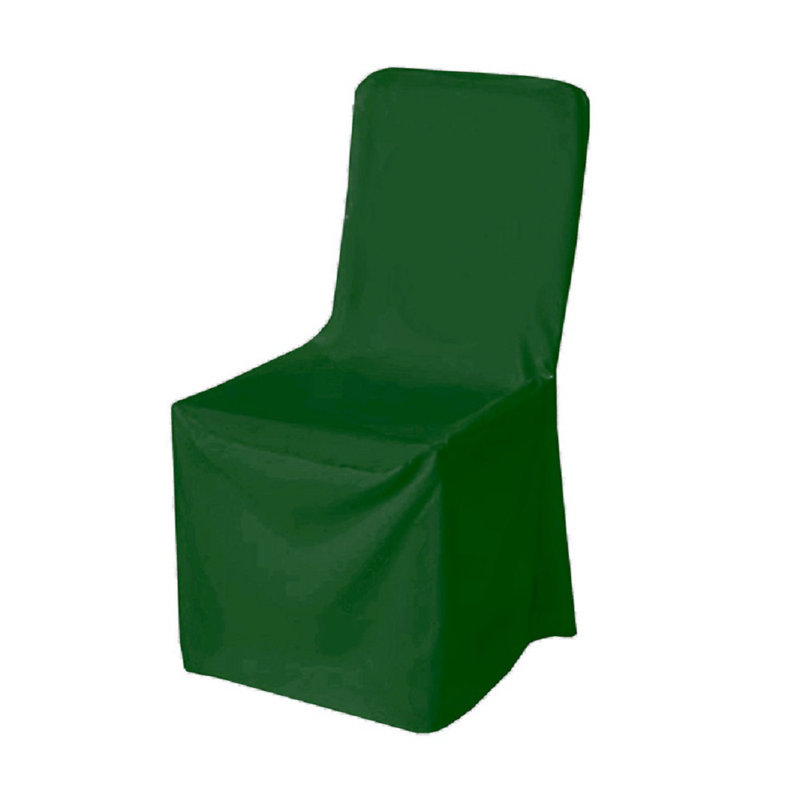 Rajmund Box Cushion Dining Chair Slipcover, Green