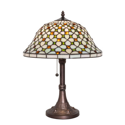 19" High Diamond & Jewel Table Lamp