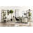 Whitewashed Grey 3-Drawer Home Office File Cabinet