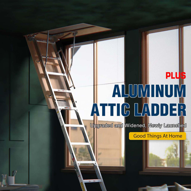 Échelle de grenier en aluminium 10 pi