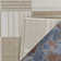 Tapis intérieur / extérieur beige / ivoire à motif géométrique tissé à plat Iristine