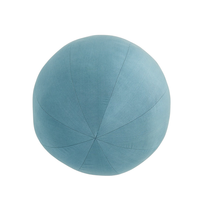 Coussin Ronde - Poussière , Bleu