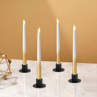 4 Pcs Candle Holders Retro Candlestick Holder Farmhouse Decor For Home Wedding Party Anniversary Housewarming Gifts For Women Men