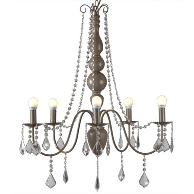 Cogburn 5 - Light Candle Style Chandelier