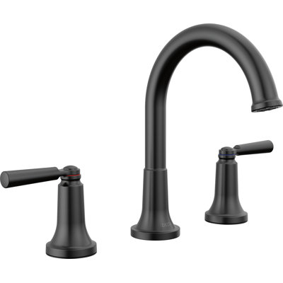 SAYLOR™ Widespread Bathroom Faucet 3 Hole, 2-handle Bathroom Sink Faucet with Drain Assembly