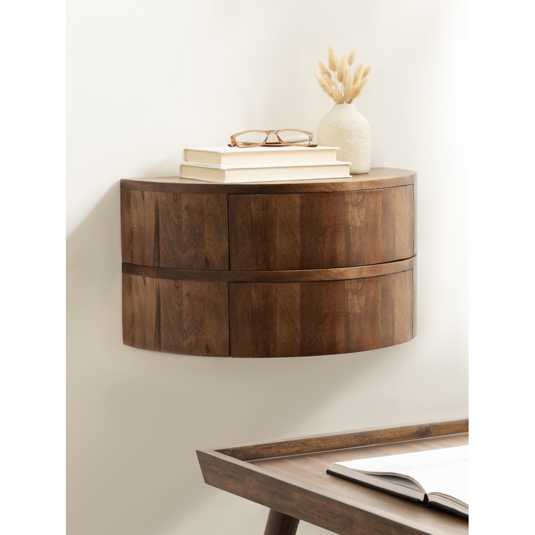 Lought Solid Wood End Table The Twillery Co.® 