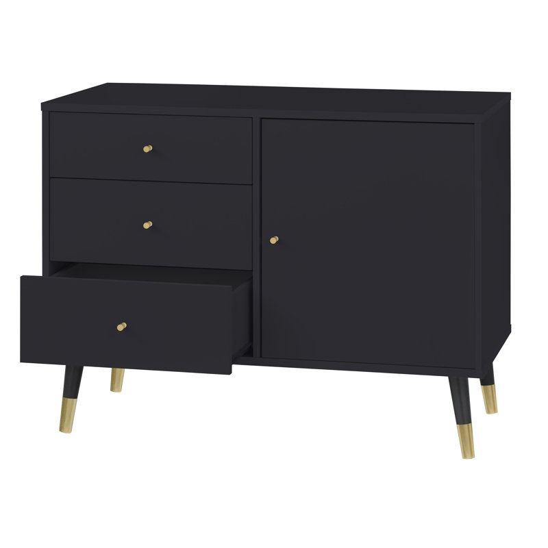 Haya 40.1'' Sideboard, Black