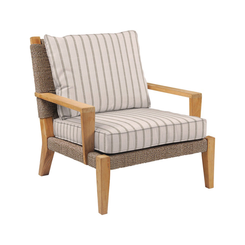 Hadley Outdoor Teak Lounge Chair, Hadley Hemp, Perigold Mixi Wren