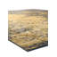 Abstract Flatweave Charcoal/Yellow Area Rug-53932532