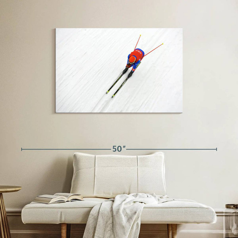 Sireci Biathlon Skier, 26" H x 39" W