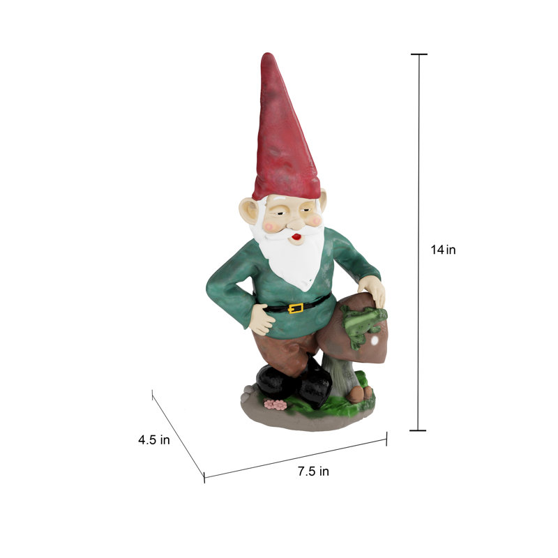 Statue de gnome de jardin Lamar