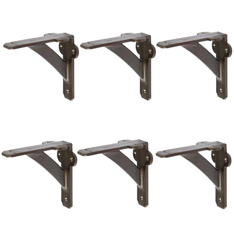 Hammer & Tongs - Iron Shelf Bracket - D100mm - Raw