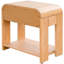 Table de chevet d'inspiration Mid-Century avec amplement d'espace intérieur en métal et structure de tiroir stable