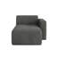 Chaise longue simple en velours côtelé Berlare-601027412