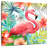Brampt Pink Flamingo Square-109210516
