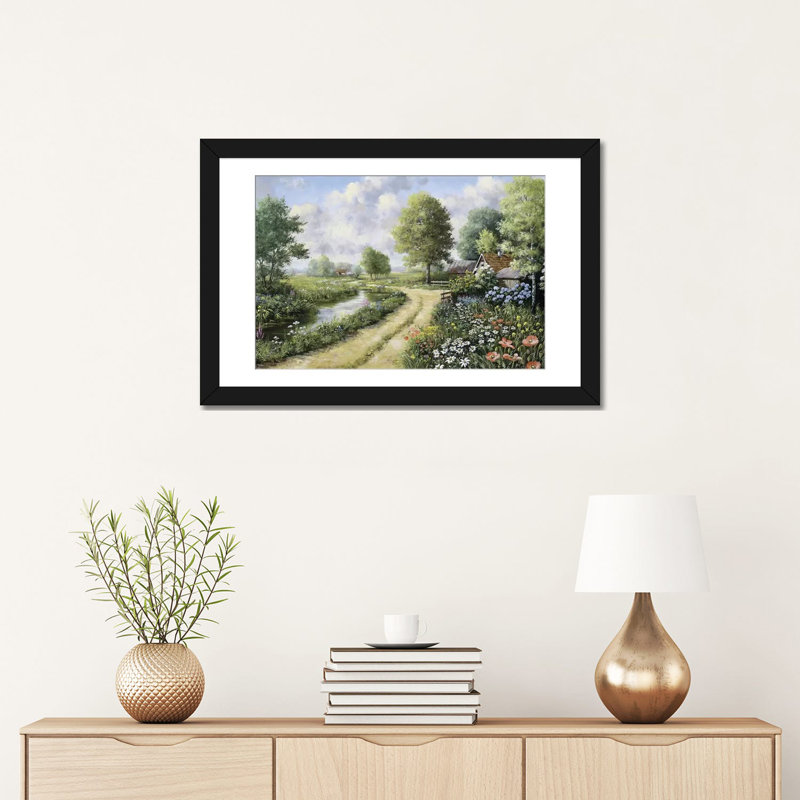 " Almost Home " by Peter Motz, 12" H x 18" W x 1.5" D, Wrapped Canvas, No Mat