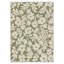 Tapis d'intérieur beige / vert sauge lavable à la machine avec envers antidérapant Vilve-424574016