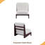 Chaise d'appoint avec structure en bois massif, ensemble de 2-1586119995-1586119993