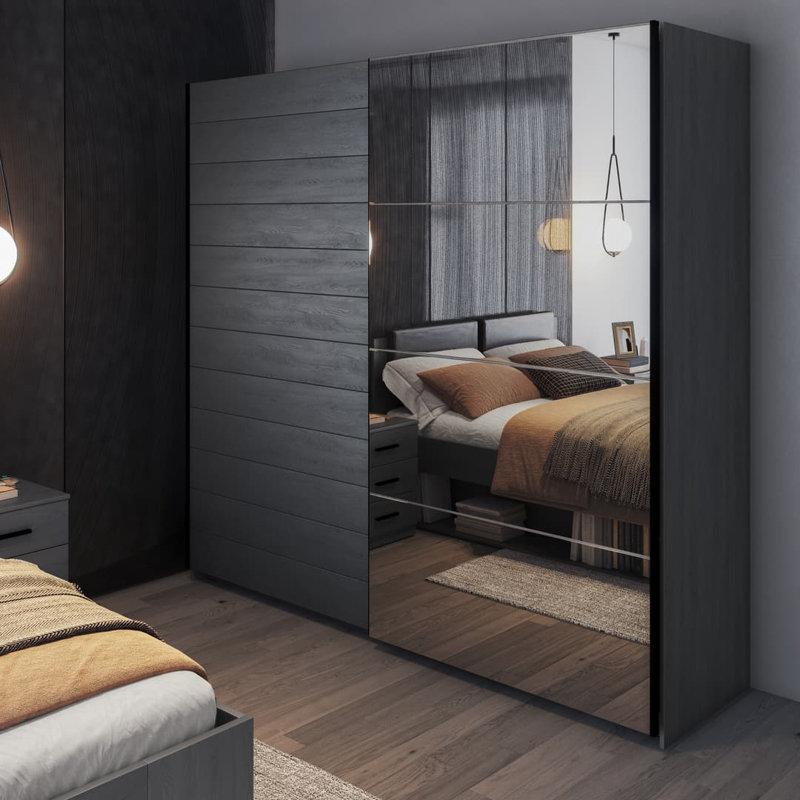 Beedie 2 Door Manufactured Wood Wardrobe
