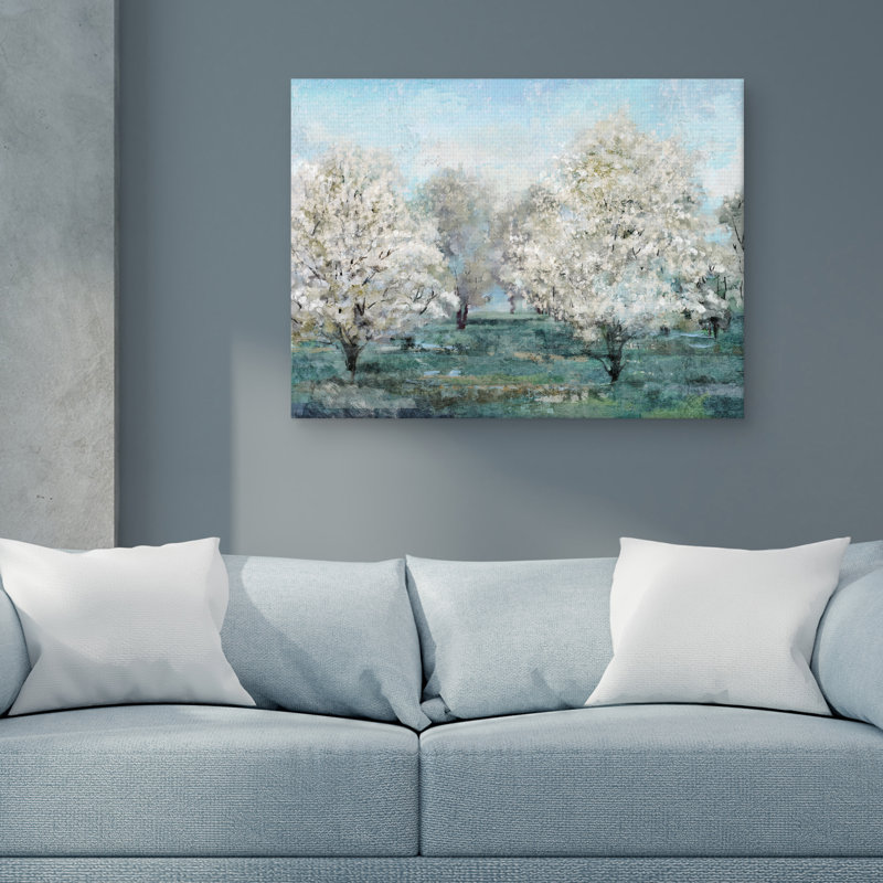 «Flowering Trees», impression sur toile tendue