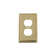 Egg and Dart 1-Gang Duplex Outlet Wall Plate