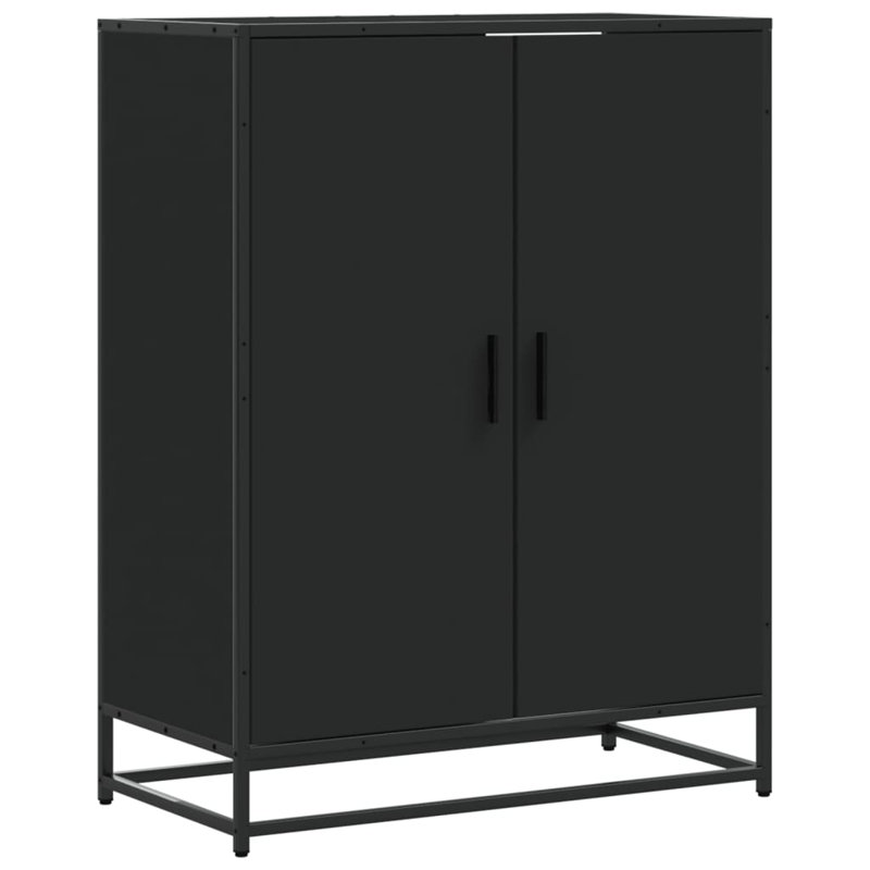 10 Pair Shoe Storage Cabinet, Black