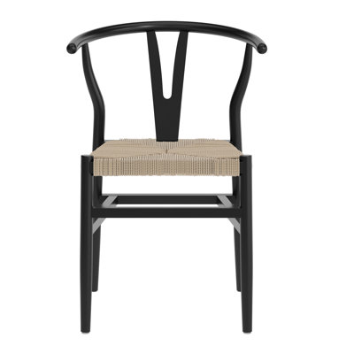 Chaise de salle à manger commerciale en bois et en papier Kraft