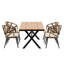 Excellent choix pour les espaces extérieurs avec chaises en PE et table en bois en plastique-99704039