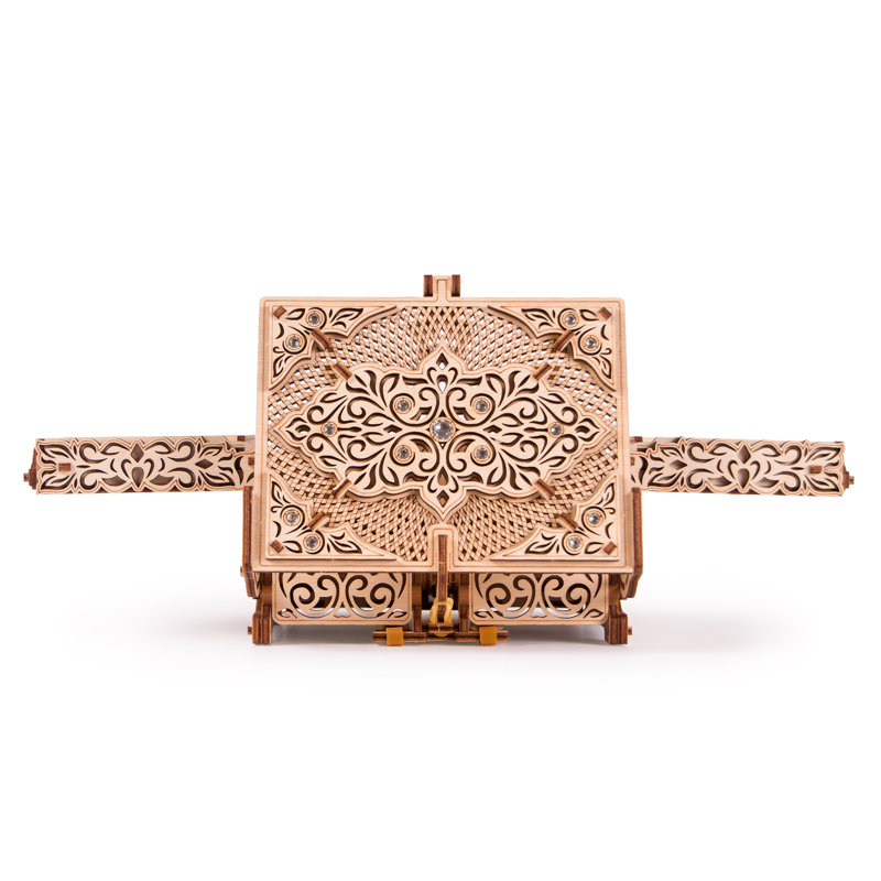 Coffret de trésors en bois avec cristaux Swarovski
