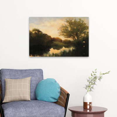 Breaking Dawn - Forets Landscape Reflections Rivers Art