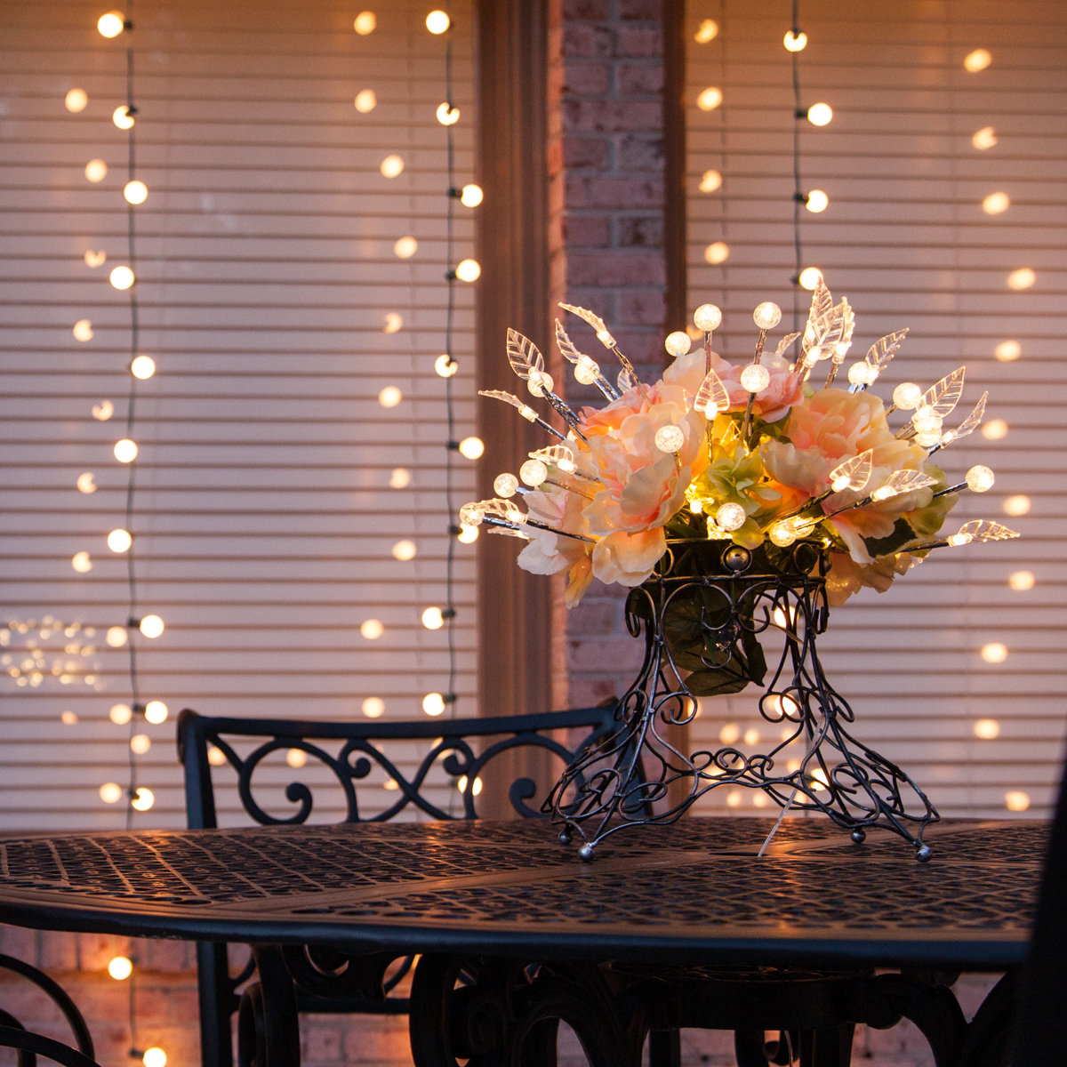15" Globe Starburst LED Lighted Branch