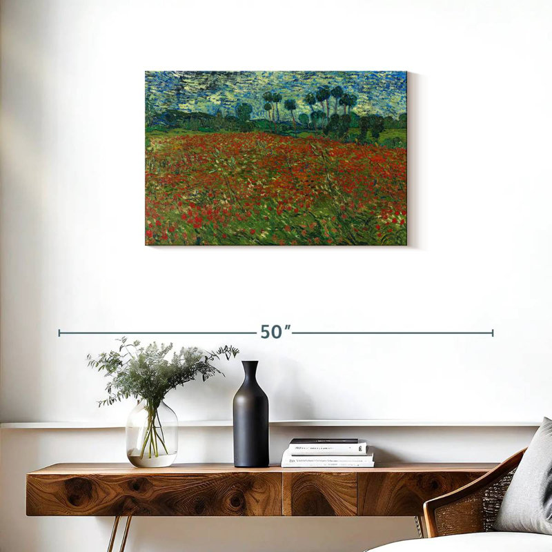 Champ de coquelicots Alvord 1890, H 20 po x l 30 po